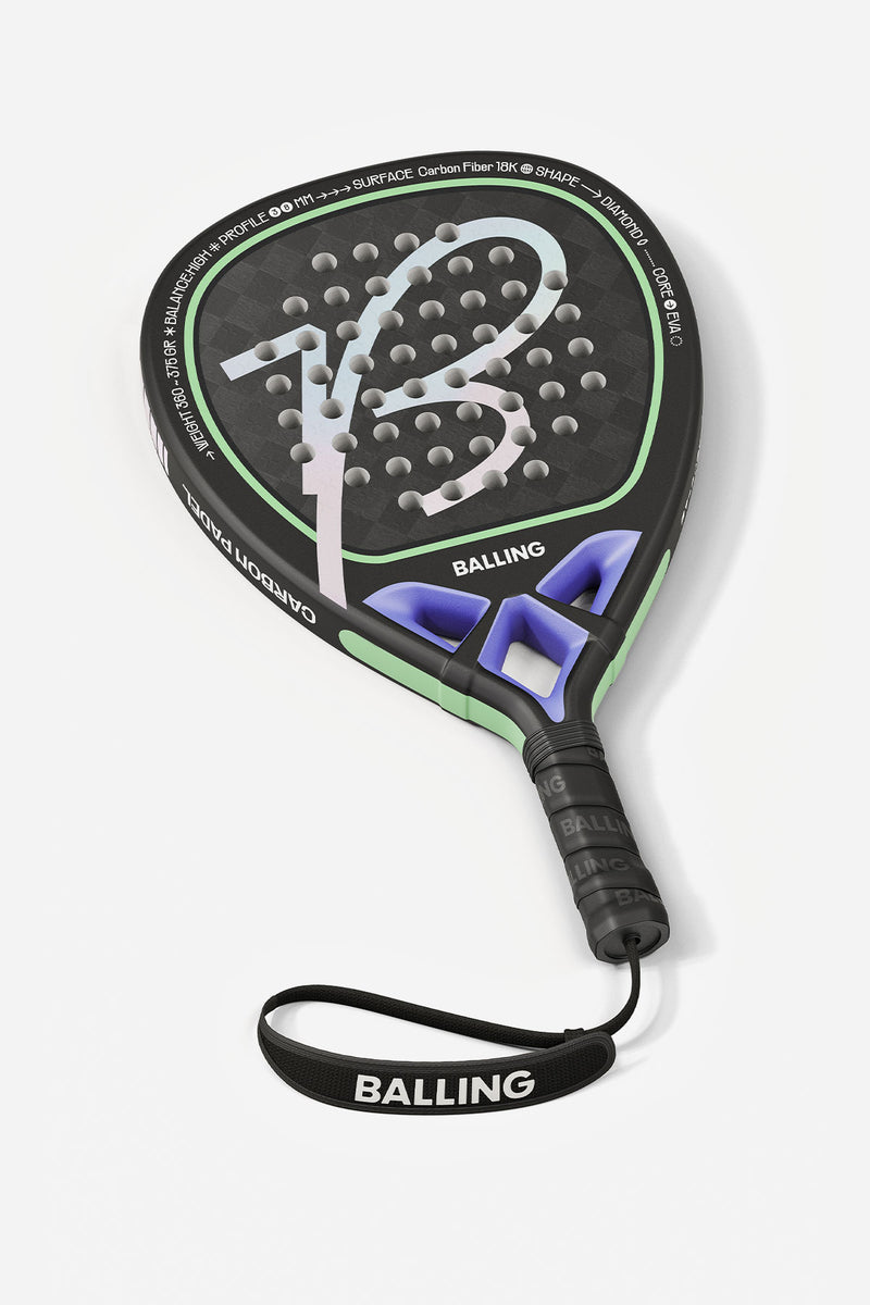 Mosaic Diamond 18K Padel Racket