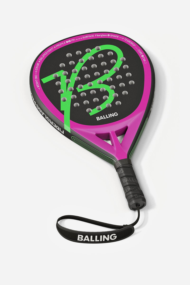 Aerial Teardrop Padel Racket